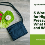 A visual guide listing the five fruits to avoid for high blood pressure, promoting healthier eating habits for better health.