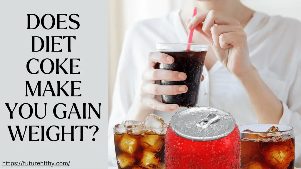 Image of Diet Coke can Graph showing the effects of artificial sweeteners on weight Infographic on Diet Coke ingredients Diagram of gut microbiota changes due to artificial sweeteners
